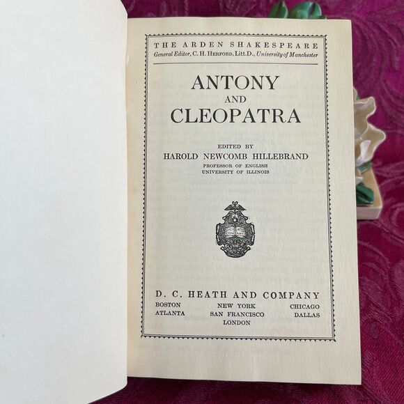 1926 Vintage Book: Antony and Cleopatra by William Shakespeare - Picture 3 of 12